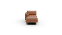 Ladybird Leather Laf Chaise - Tribeca Chestnut
