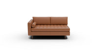 Ladybird Leather Laf Condo Sofa - Tribeca Chestnut