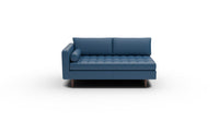 Ladybird Leather Laf Condo Sofa - Tribeca Cobalt