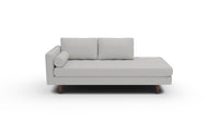 Ladybird 82" Leather LAF Stand Alone Chaise - Tribeca Chelsea
