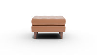Ladybird Leather Ottoman - Tribeca Chestnut