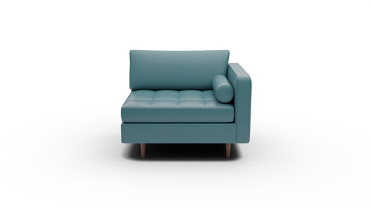 Ladybird Leather Raf Chair - Tribeca Lagoon