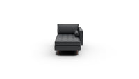 Ladybird Leather RAF Chaise - Tribeca Black