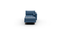 Ladybird Leather RAF Chaise - Tribeca Cobalt