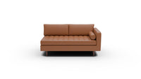Ladybird Leather RAF Condo Sofa - Tribeca Chestnut