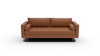 Ladybird 88" Leather Sofa - Tribeca Chestnut
