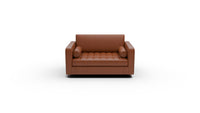 Ladybird 54" Leather Twin Sleeper Chair - Ever-Last Leverage