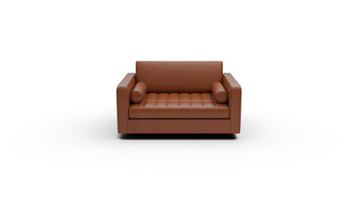Ladybird 54" Leather Twin Sleeper Chair - Ever-Last Leverage