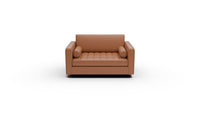 Ladybird 54" Leather Twin Sleeper Chair - Tribeca Chestnut