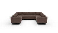 Ladybird 134" U Sectional - Amigo II Dusk