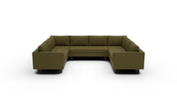 Ladybird 134" U Sectional - Amigo II Garden