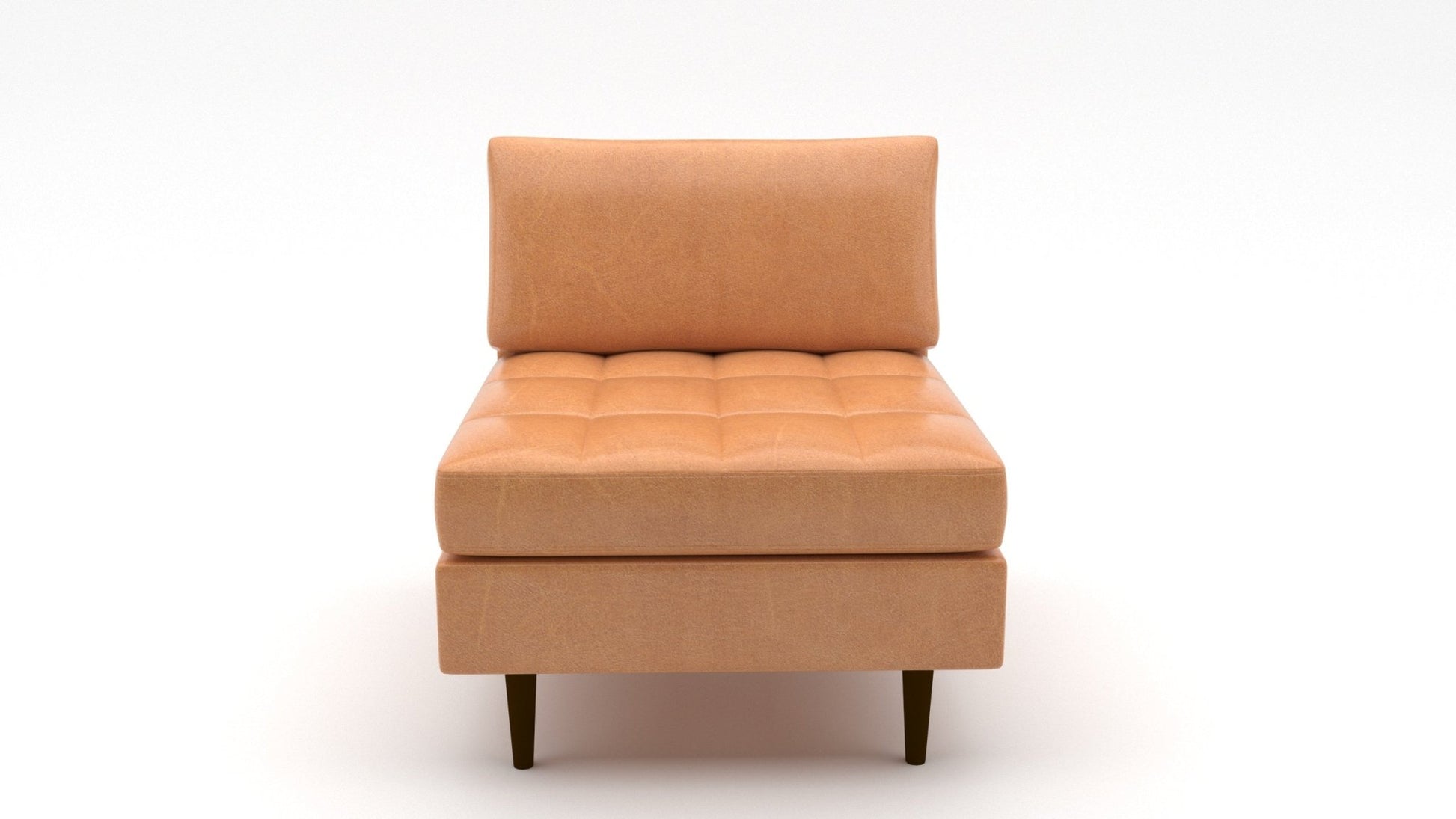 Ladybird Leather Armless Chair -