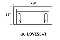 Ladybird 72" Loveseat -