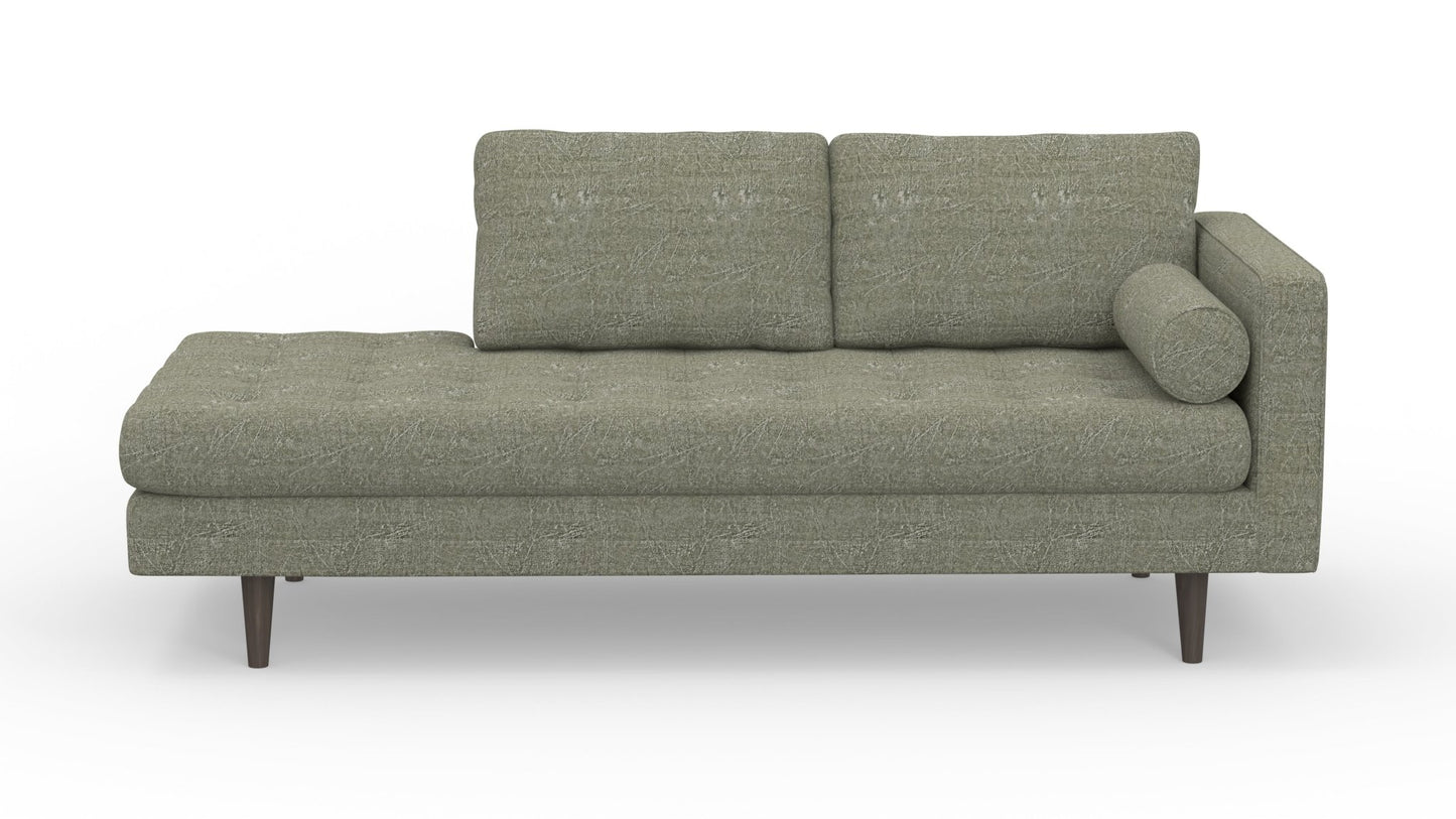 Ladybird 82" RAF Stand Alone Chaise - Nepal Olive