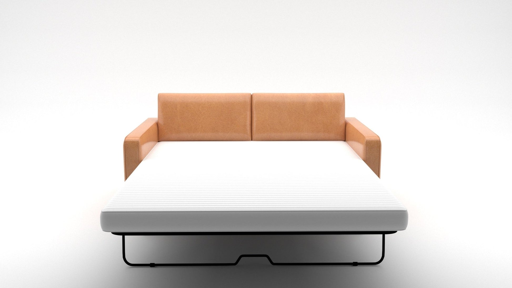 Ladybird 72" Leather Full Sleeper Loveseat -