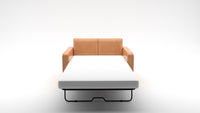 Ladybird 54" Leather Twin Sleeper Chair -