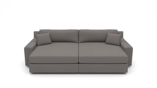 Lago Vista 120" Double Chaise - Peyton Slate