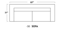 Lamar 87" Sofa -