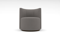 Lucy Half Round Swivel Chair - Peyton Slate