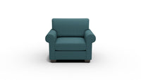 Manor 46" Arm Chair - Elliot Teal