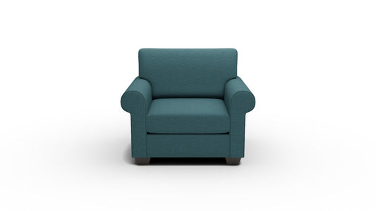 Manor 46" Arm Chair - Elliot Teal