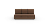 Manor Armless Sofa - Ravina Chocolate