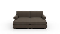 Manor 92" Double Chaise Sectional - Dream Chocolate