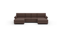 Manor 149" Double Chaise With Armless Loveseat - Amigo II Dusk