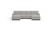 Manor 149" Double Chaise With Armless Loveseat - Camila Oyster