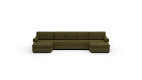 Manor 178" Double Chaise With Armless Sofa - Amigo II Garden