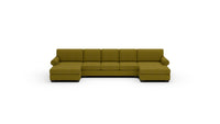 Manor 178" Double Chaise With Armless Sofa - Dream Apple