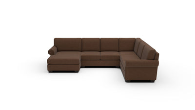 Manor Medium Corner Sectional Laf Chaise — ravina-chocolate