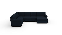 Manor 143" Medium Corner Sectional With Raf Chaise - Curious Eclipse