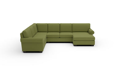 Manor Medium Corner Sectional Raf Chaise — dream-olive