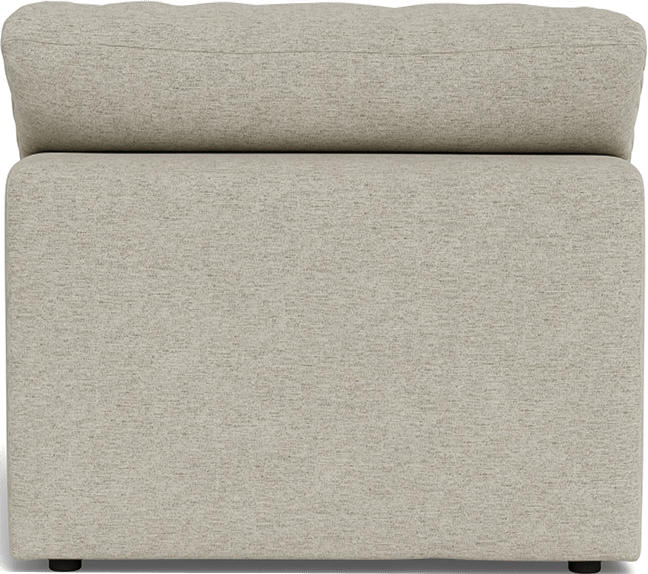 Fluffy Small Armless Chair - Elliot Teal