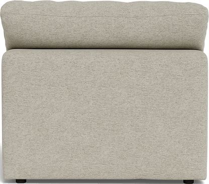 Fluffy Small Armless Chair - Elliot Teal