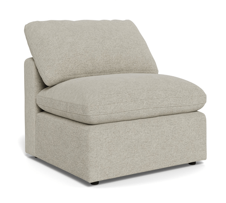Fluffy Small Armless Chair - Merit Dove