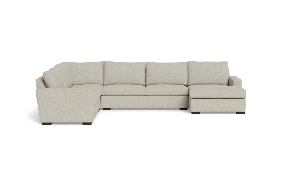 Mesa 156" Corner Sectionals w. Right Chaise - Merit Dove