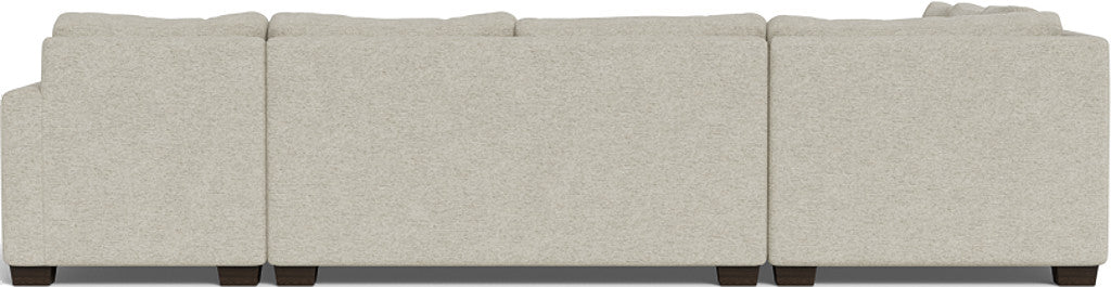 Track 141" Corner Sectionals w. Right Chaise - Merit Dove