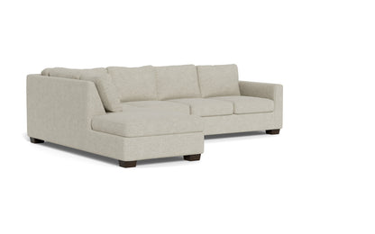 Track 121" Left Chaise Sleeper Sectional - Merit Dove