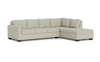Track 121" Right Chaise Sleeper Sectional - Merit Dove