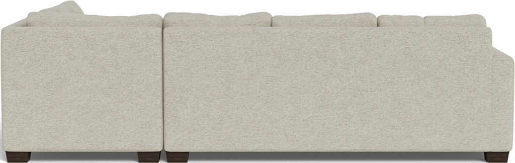 Track 121" Right Chaise Sleeper Sectional - Merit Dove