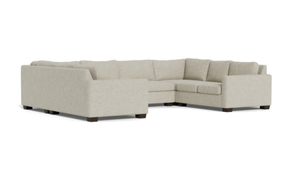 Track 141" Corner Sofa U Sectional - Merit Dove