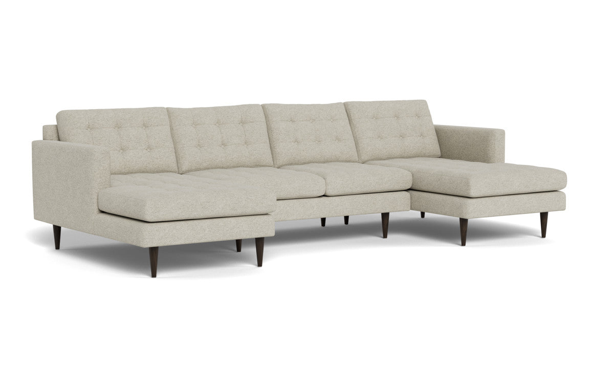 Wallace 126" Double Chaise U Sectional - Merit Dove