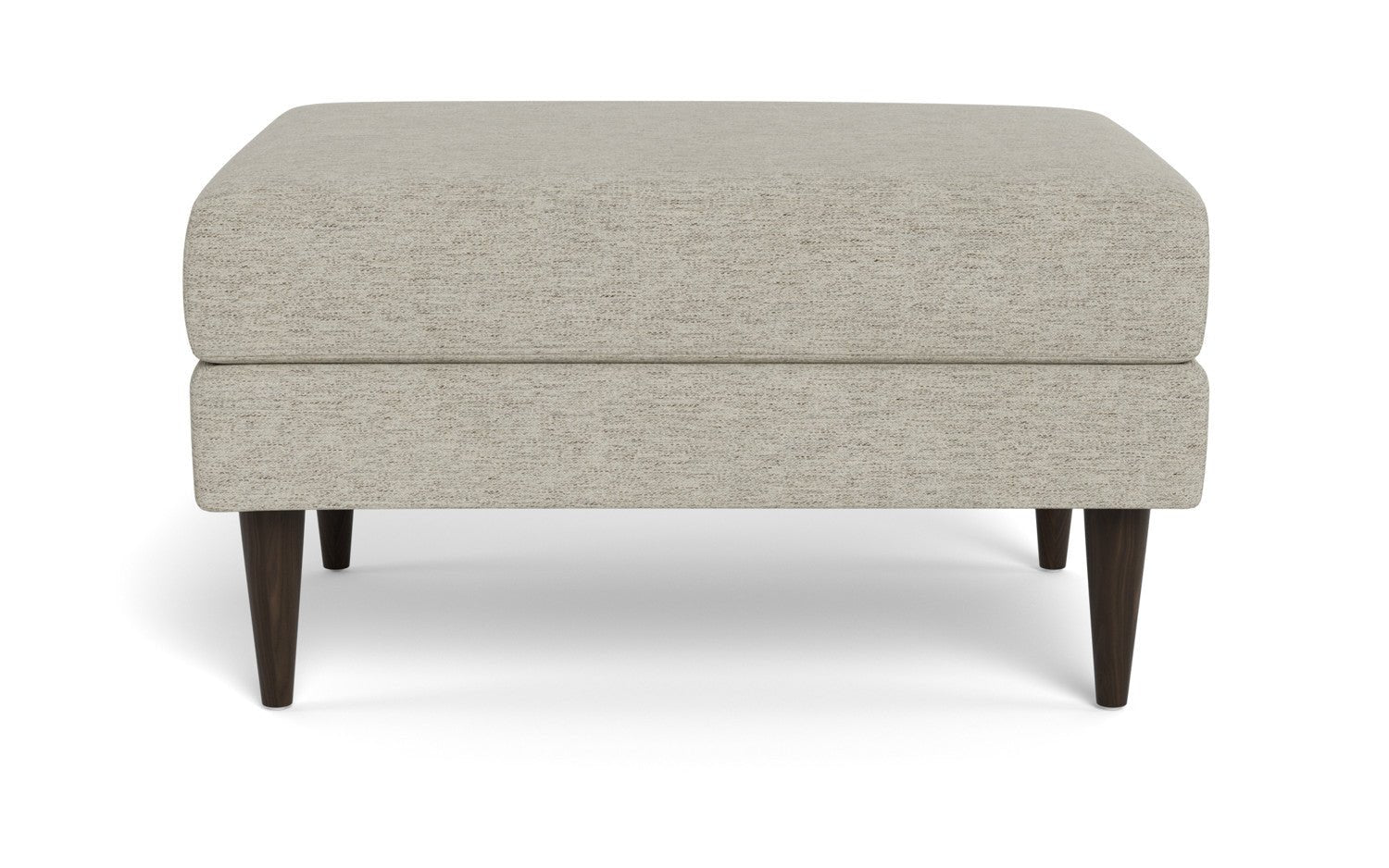 Wallace Untufted Ottoman - Elliot Teal