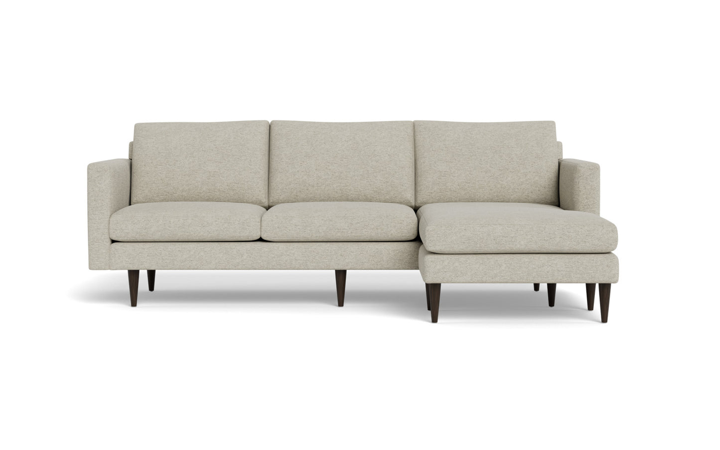 Wallace 98" Untufted Reversible Chaise Sofa - Merit Dove