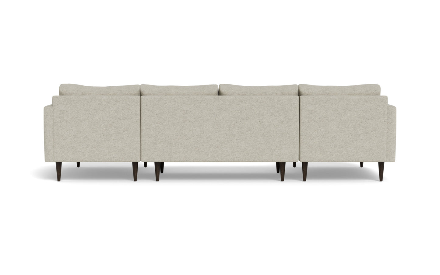 Wallace 126" Untufted Double Chaise U Sectional - Merit Dove