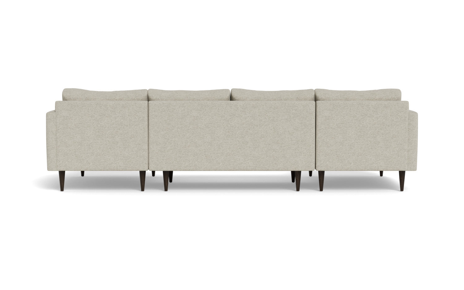 Wallace 126" Untufted Double Chaise U Sectional - Merit Dove