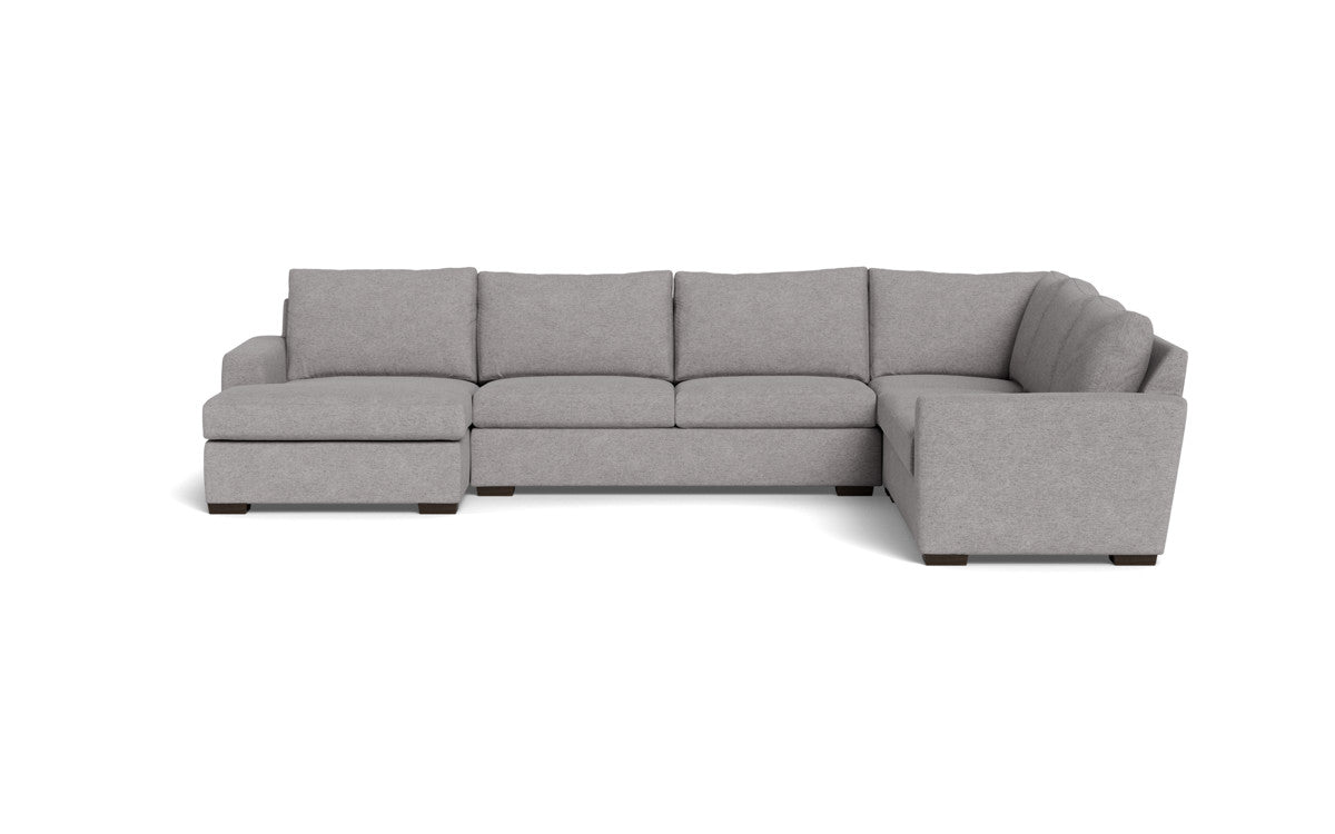Mesa 156" Corner Sectionals w. Left Chaise - Merit Graystone