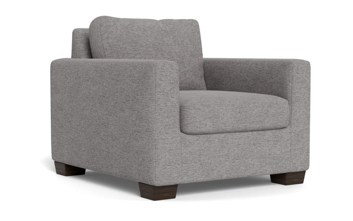 Track 36" Arm Chair - Merit Graystone